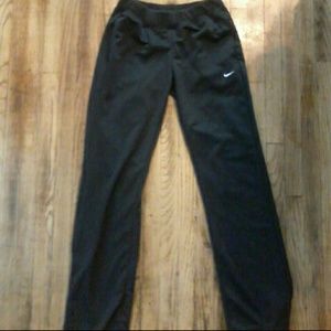 Black Nike athletic pants
